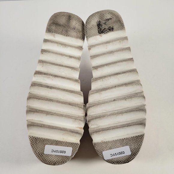 STEVE MADDEN Pink KORRIE Velour Cork Chunky Heel Lace Up Shoes Women Size 5.5 - Picture 7 of 11